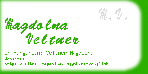 magdolna veltner business card